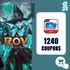 Garena RoV : 1240 คูปอง