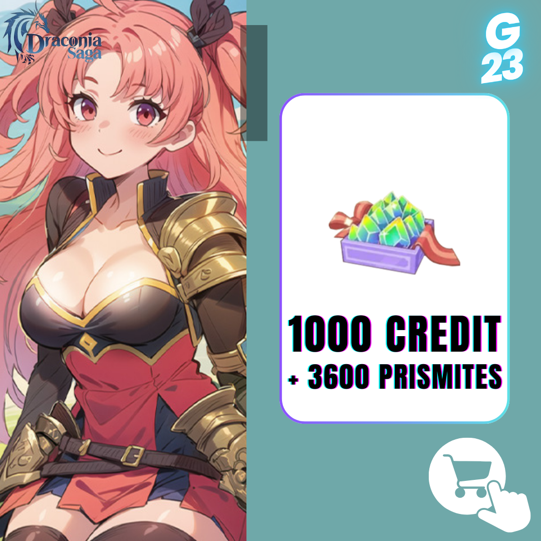 Draconia Saga : 1000 Credit + 3600 Prismites