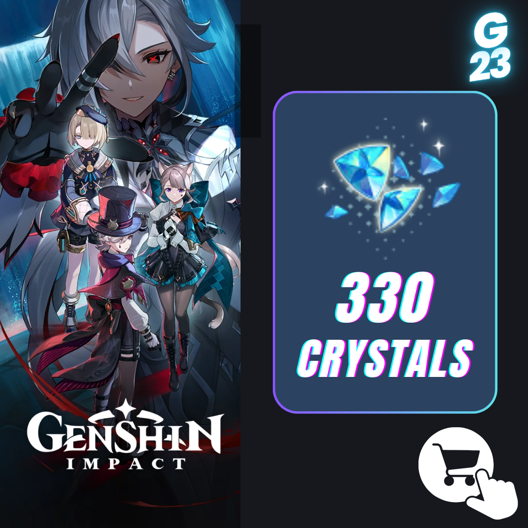 Genshin : 330 Genesis Crystals (300 + 30 Bonus)