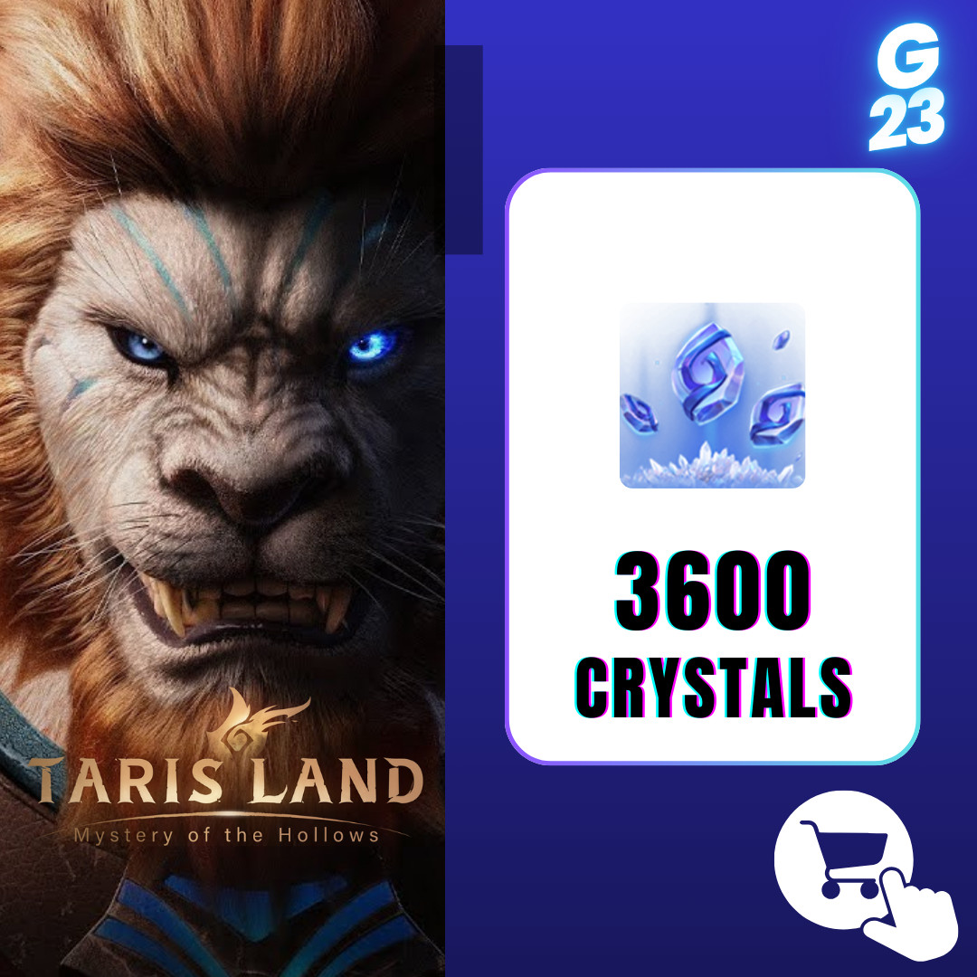 Tarisland : 3600 Crystals